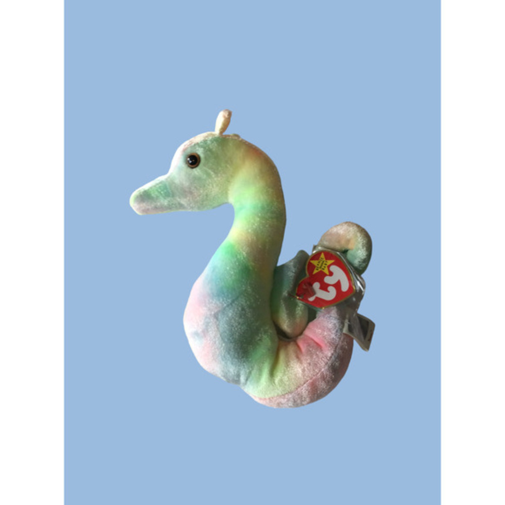 1999 Seahorse Neon Ty Beanie Baby VINTAGE RETIRED NWT